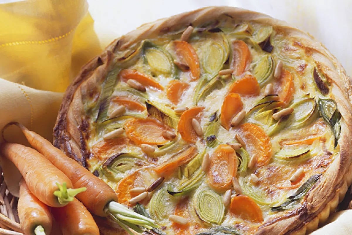 Tarte aux poireaux et carottes - Fine Dining Lovers