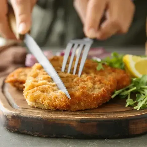aubergine façon schnitzel
