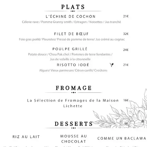 Sens bistrot contemporain