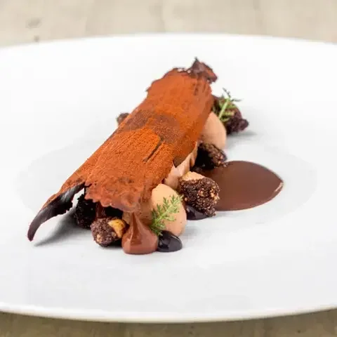 Chocolat origine Ouganda En déclinaison, fleur de sel, tanaisie de Christophe Hay