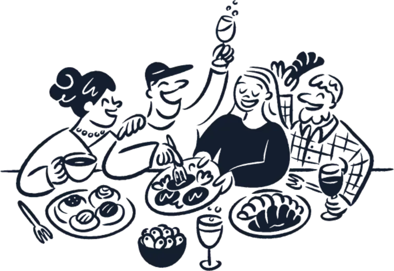 friends dinner