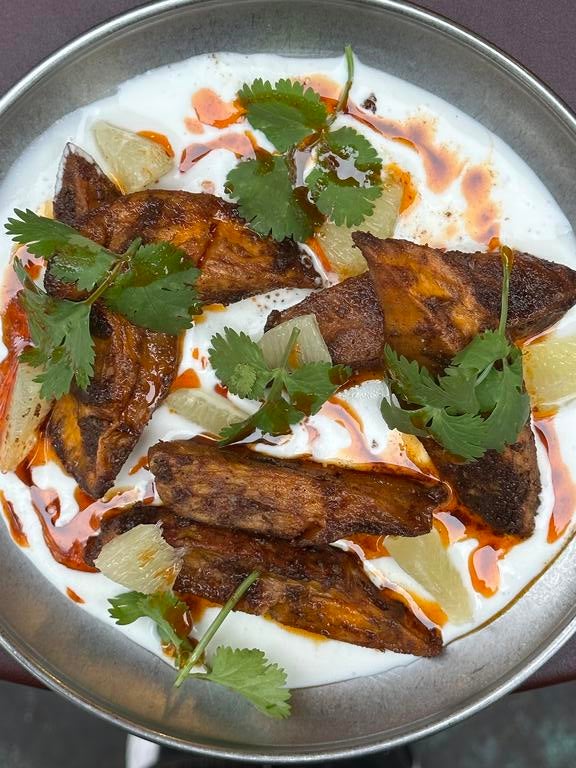 Patate douce garam masala & lait de coco