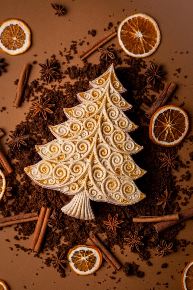 Bûche Sapin du chef pâtissier Jérémie Gressier