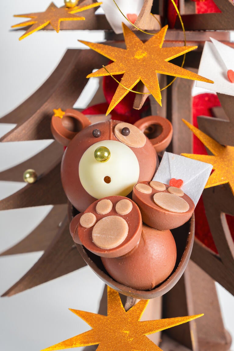 Bûche Étoile d’Hiver du chef pâtissier Eddie Benghanem  