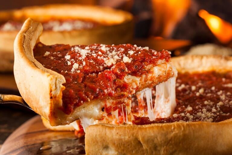 La Chicago deep-dish