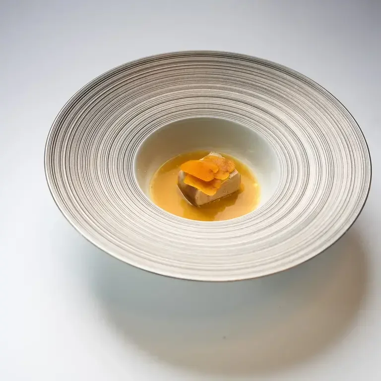 Foie gras poutargue Table