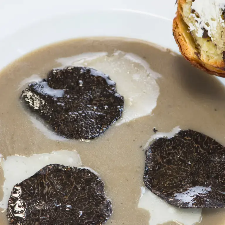 Soupe truffe noire Guy Savoy