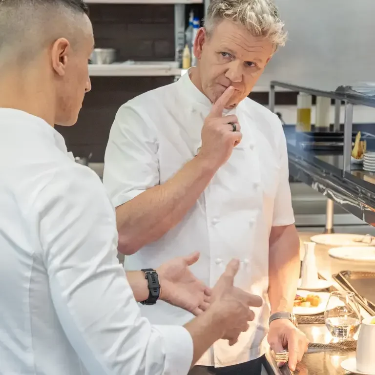 Gordon Ramsay et Gabriele Ravasio