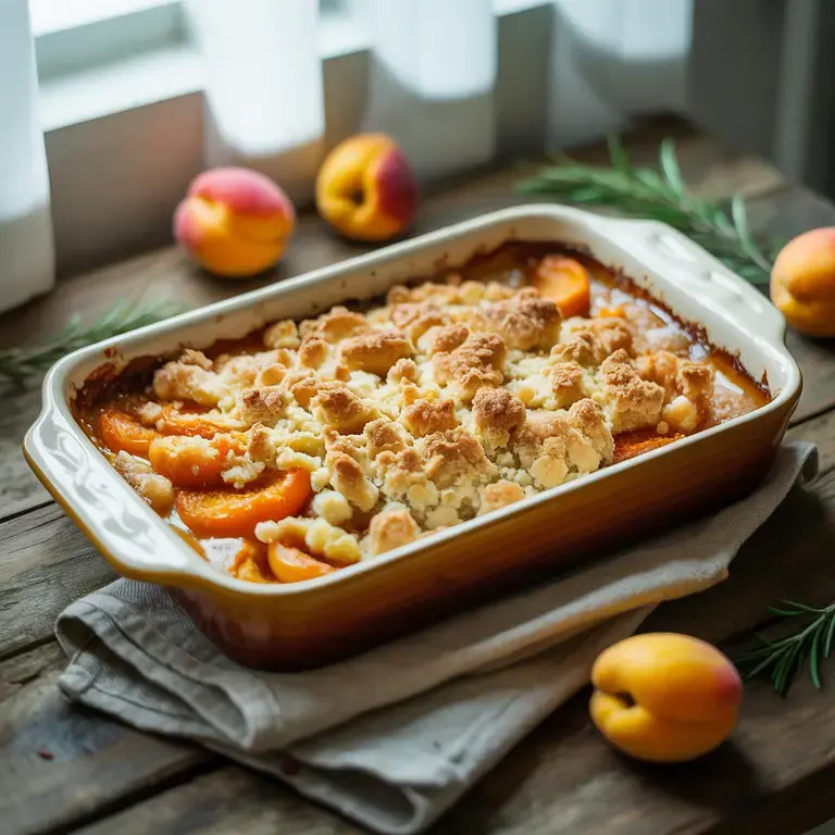 crumble abricot - Fine Dining Lovers