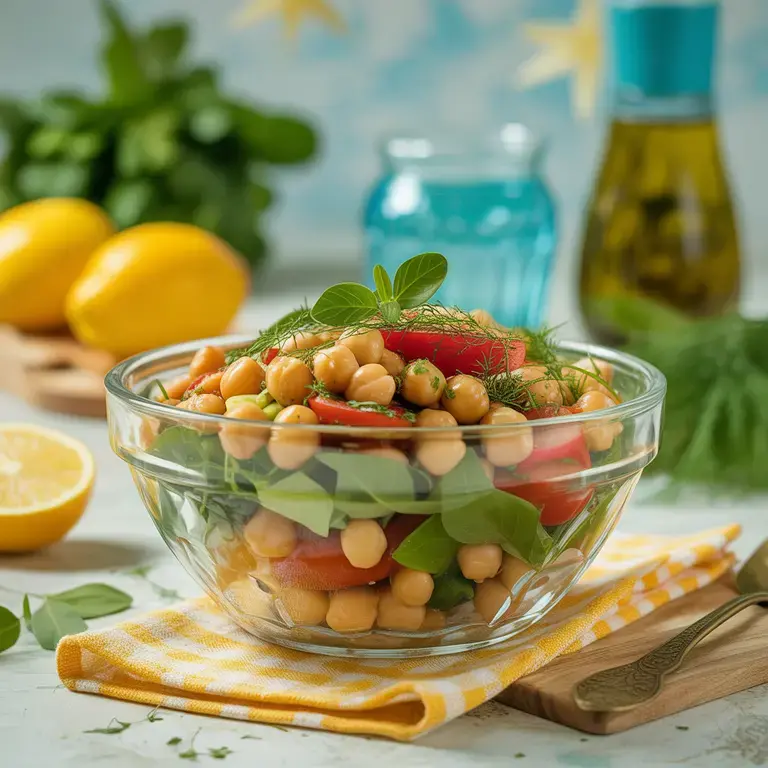 salade de pois chiche - Fine Dining Lovers