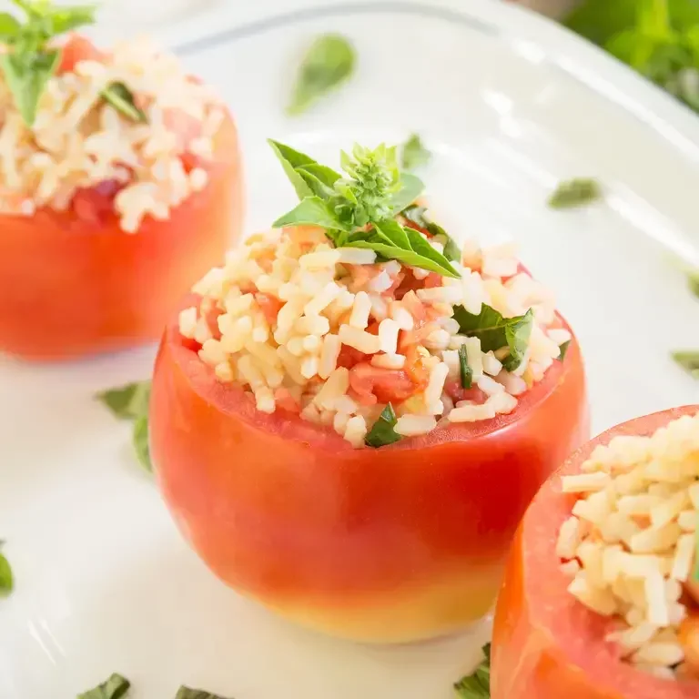 tomates farcies au riz – Fine Dining Lovers
