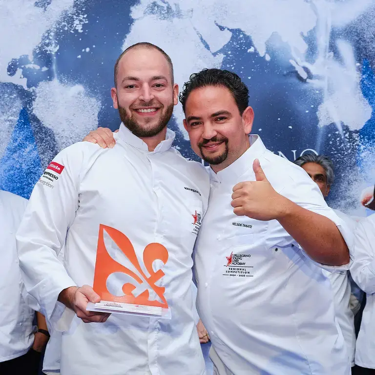 Noah Wynants, lauréat du Acqua Panna Connection in Gastronomy Award