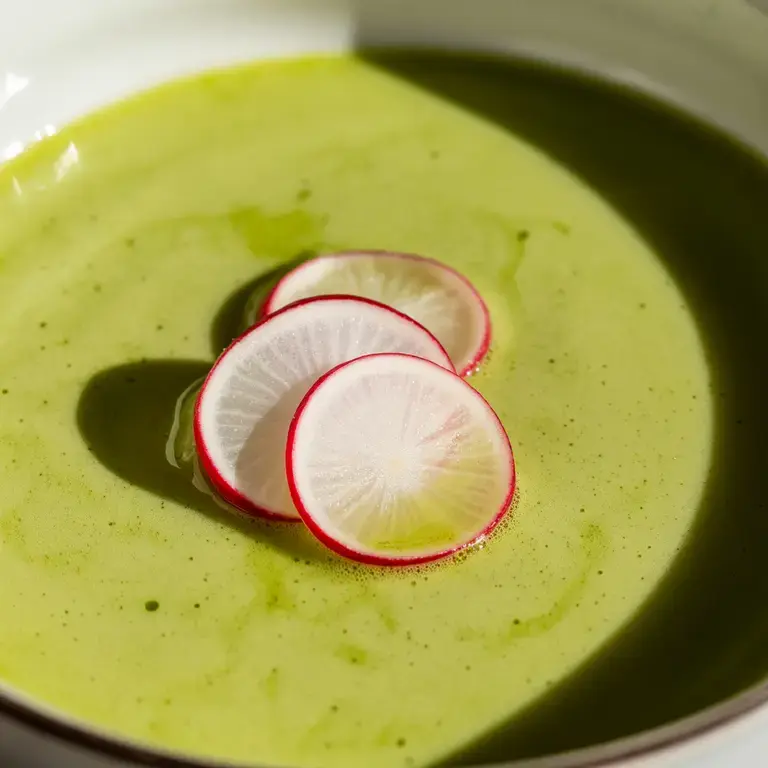 soupe de fanes de radis - Fine Dining Lovers