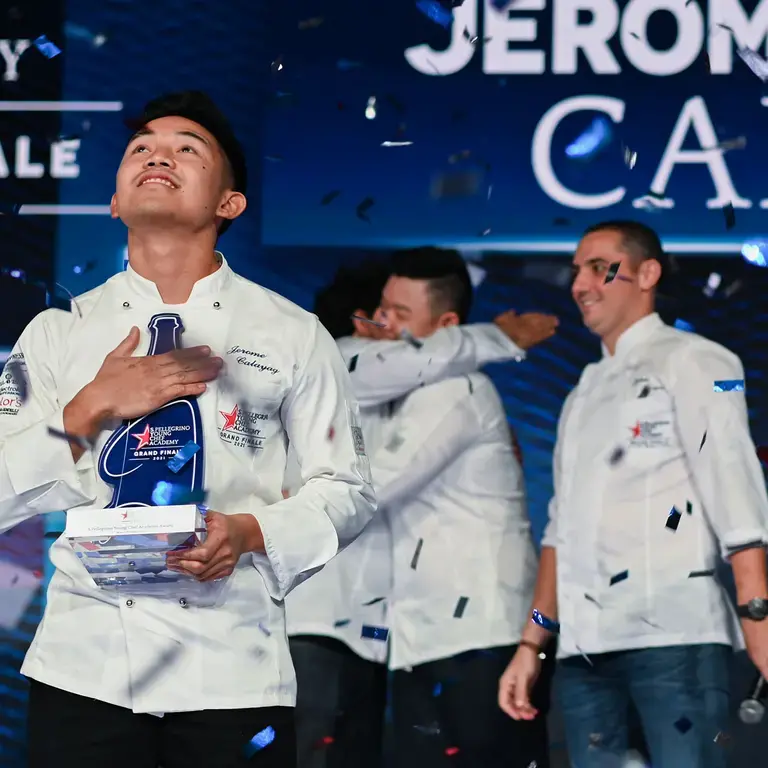 Calayag gagnant S.Pellegrino Young Chef Academy 2021