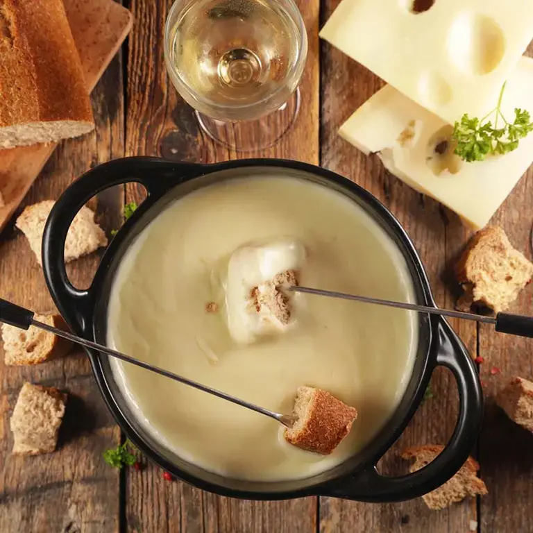 accompagnements fondue savoyarde - Fine Dining Lovers