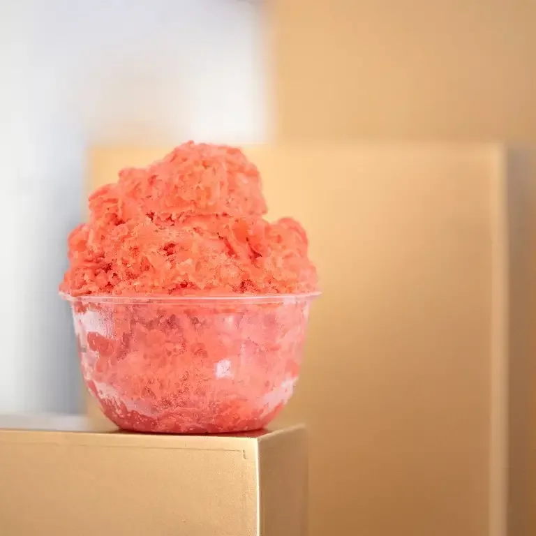 Kakigori fraises Mara des bois