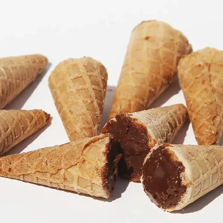 Une start-up souhaite vendre uniquement la pointe au chocolat du cornet de glace