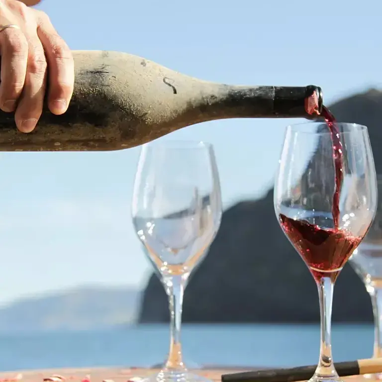 vin vieilli sous l'eau