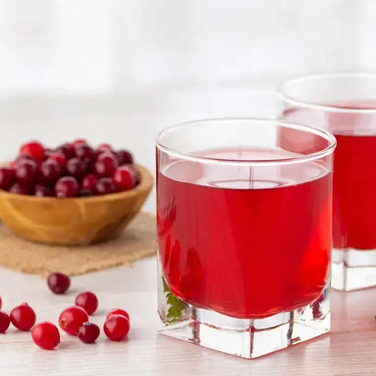 jus canneberge