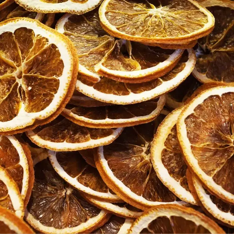 tranches oranges séchées