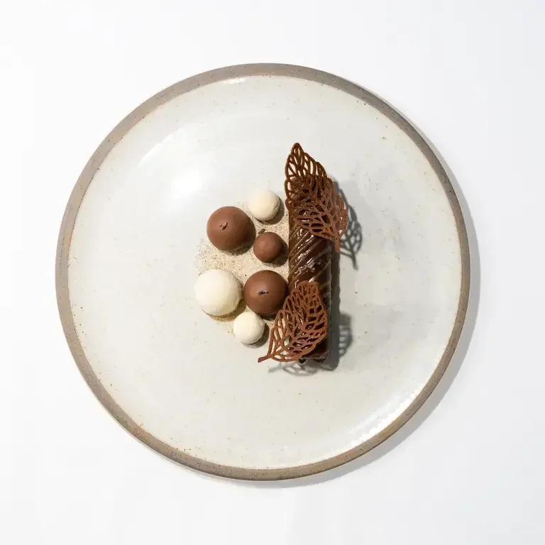 Chocolat au thé Earl Grey, lavande et huile d’olive