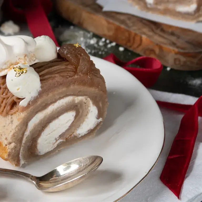 buche marron vanille