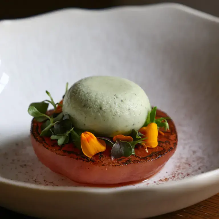 La tomate, pomme de pin et glace verveine argentine