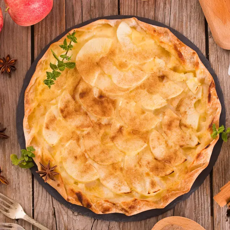 flamusse aux pommes