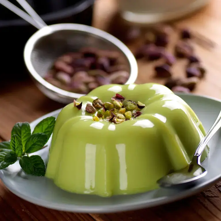 Flan pistache - Fine Dining Lovers