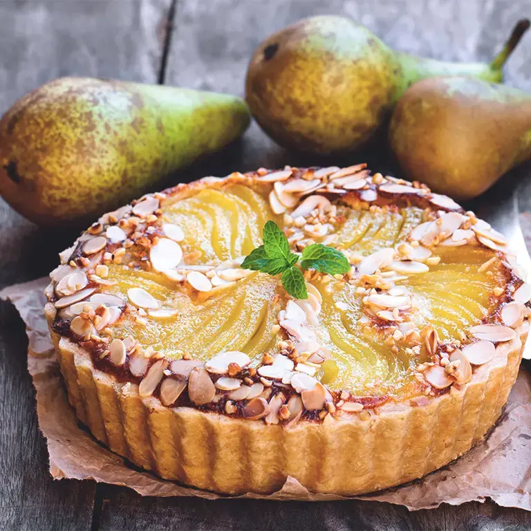 gâteau poire amande - Fine Dining Lovers