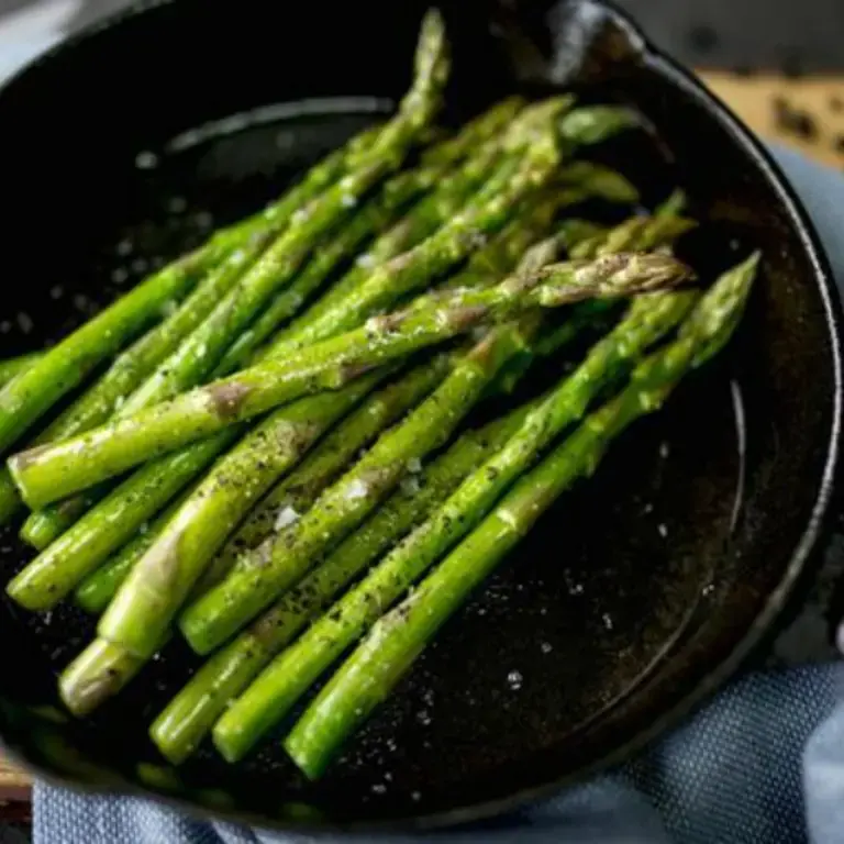 Recette : Asperges vertes poêlées à l’huile