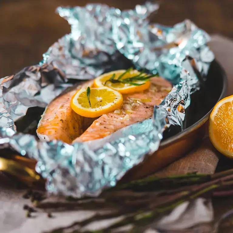 saumon en papillote - Fine Dining Lovers