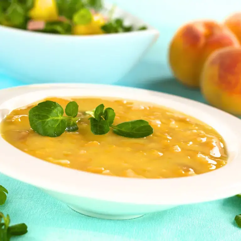 soupe de pêches - Fine Dining Lovers