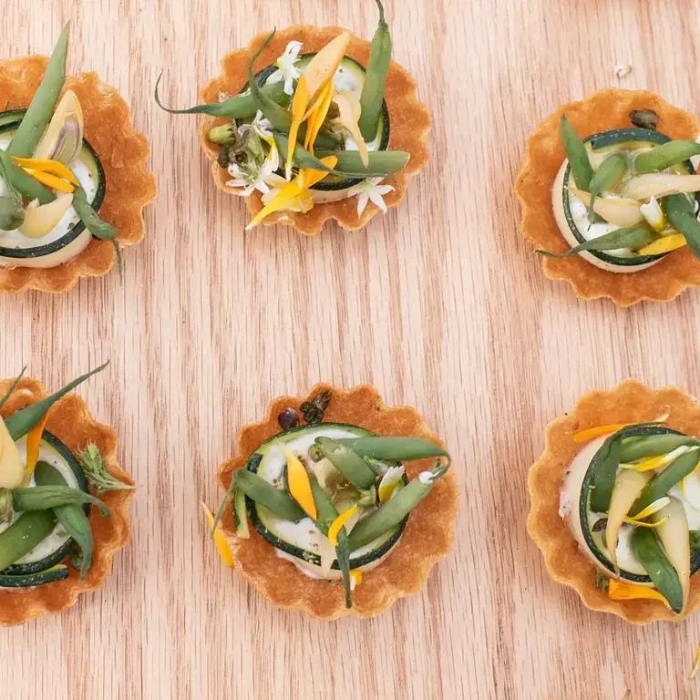 tartelette haricots verts