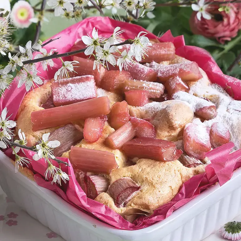 clafoutis rhubarbe