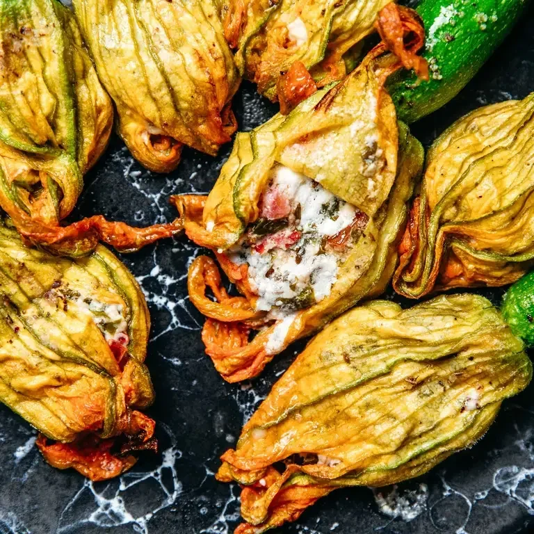 Fleur de courgette d'été