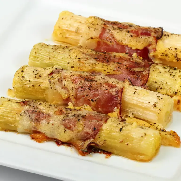 Poireaux au jambon