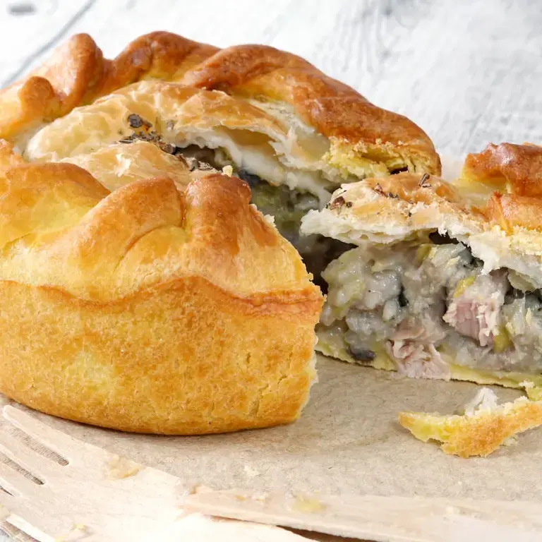 Tourte au poulet et champignons - Finedininglovers