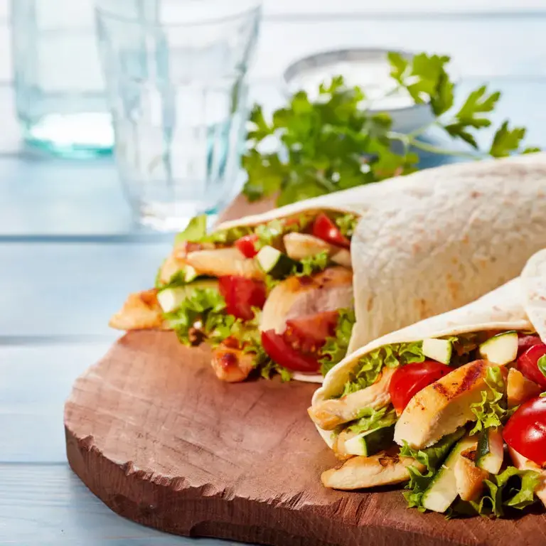 wrap au poulet - Fine Dining Lovers
