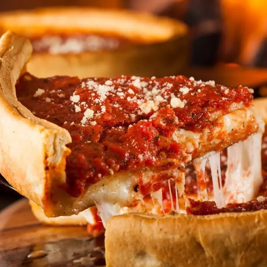 Chicago deep-dish