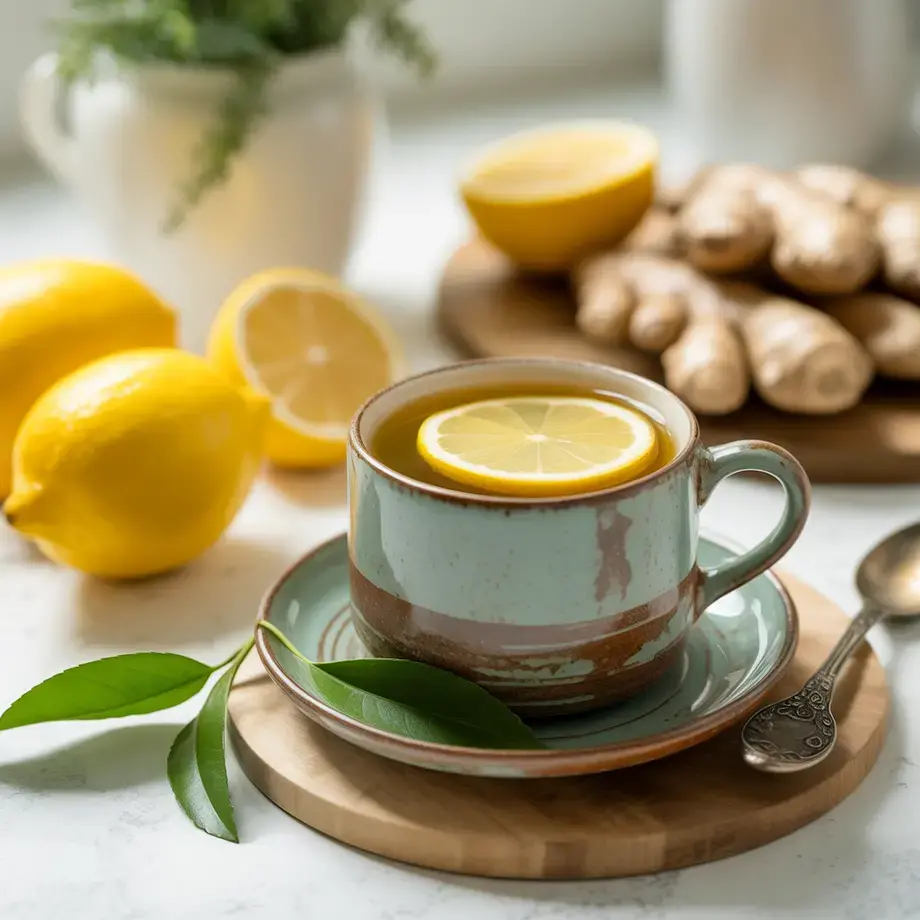 thé au citron et au gingembre - Fine Dining Lovers