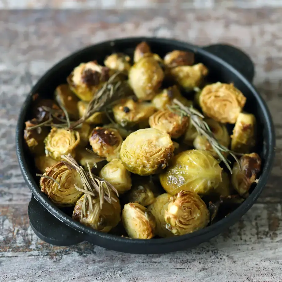 choux de bruxelles au four - Fine Dining Lovers