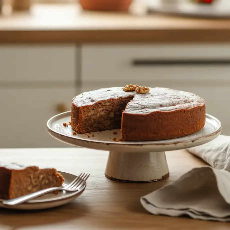 gateau aux noix - Fine Dining Lovers