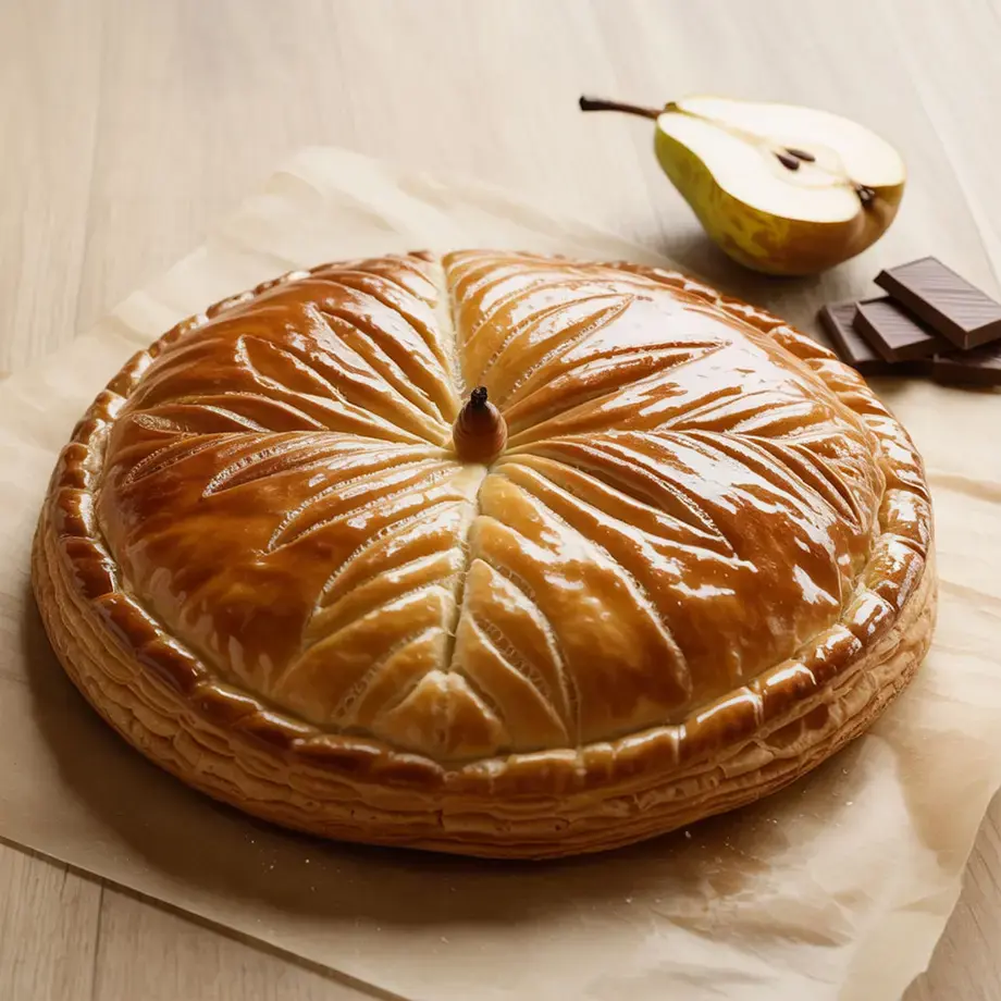 galette poire chocolat - Fine Dining Lovers