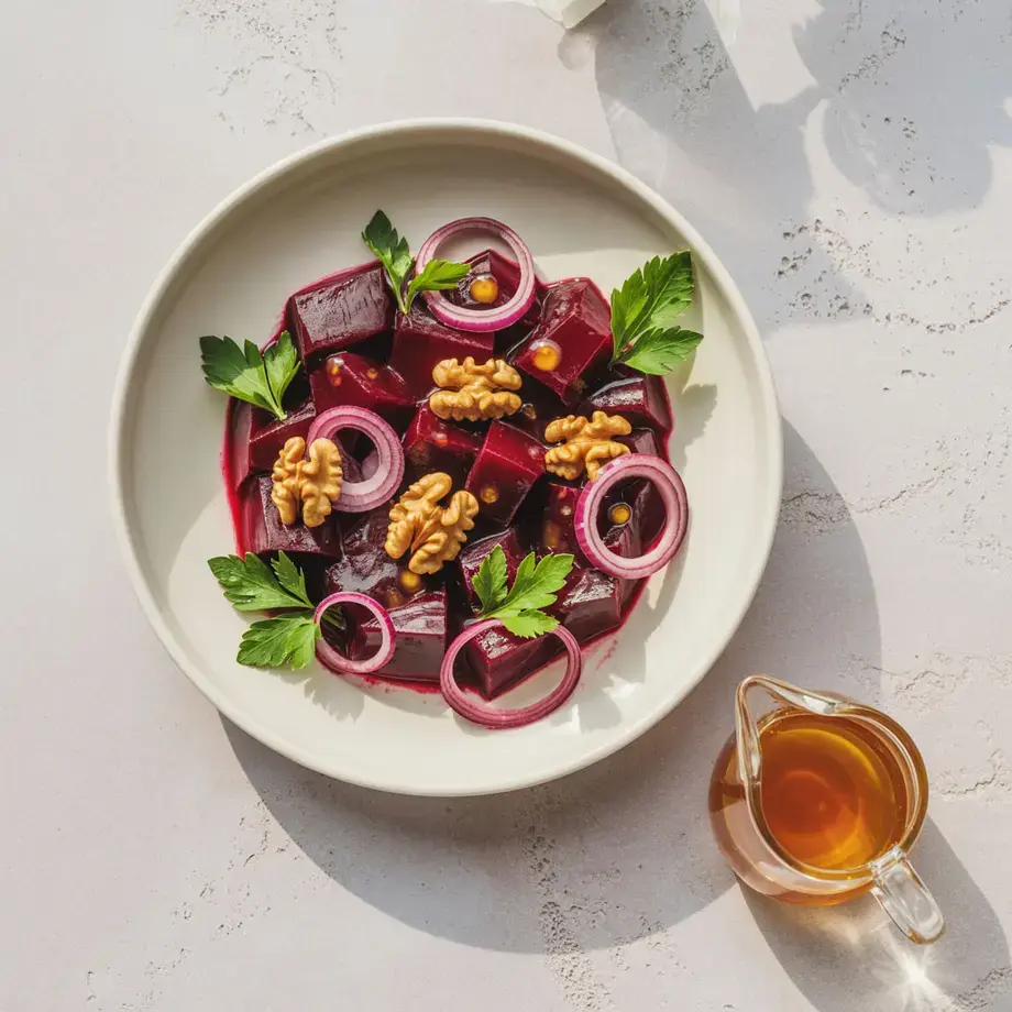 salade de betteraves rouges - Fine Dining Lovers