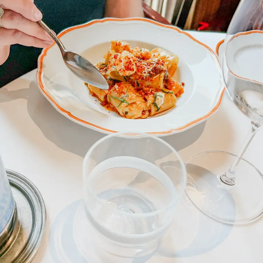 paccheri au bar langosteria