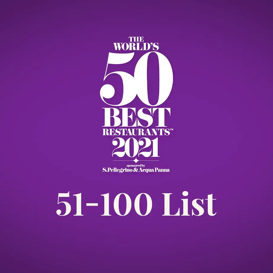 World's 50 Best Restaurants 2021 - 51 à 100