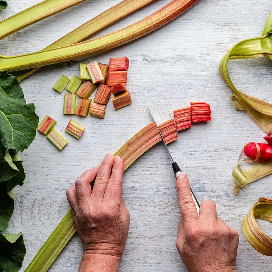 Comment préparer la rhubarbe ?