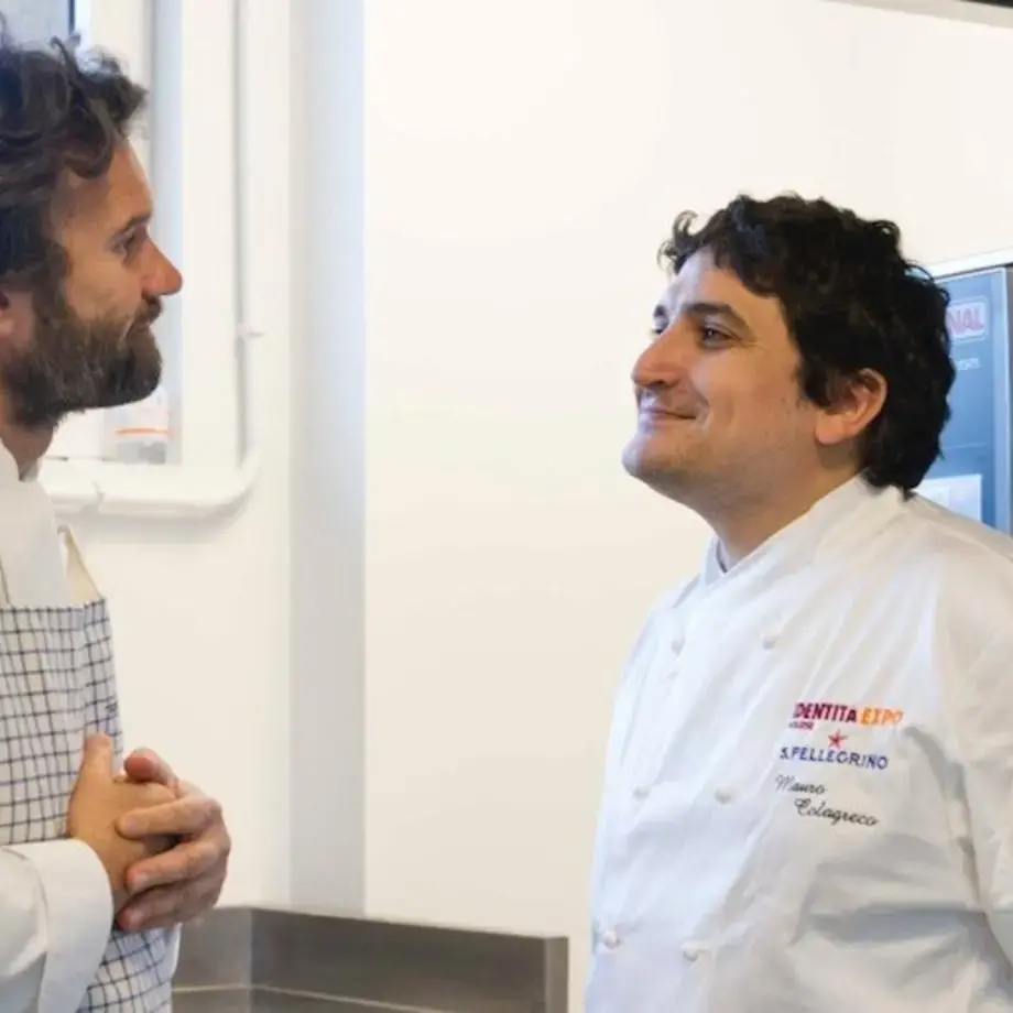 Un plat gastronomique à 4 mains et 4 étoiles par Carlo Cracco et Mauro Colagreco