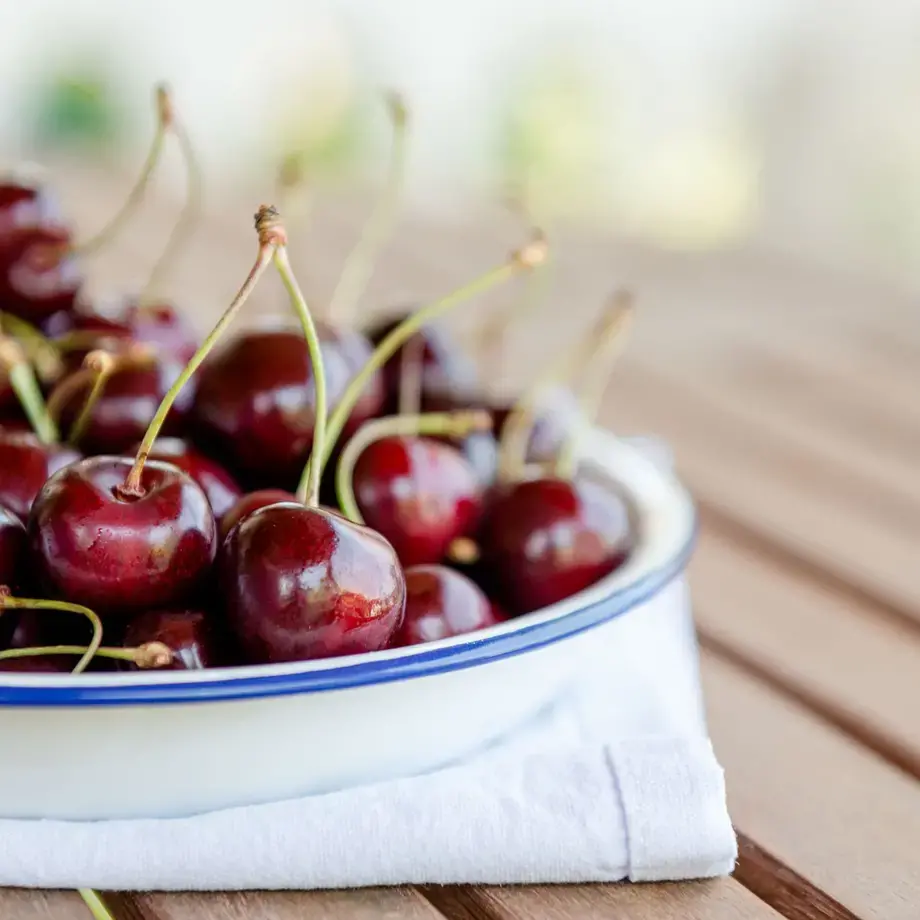 différents types de cerises